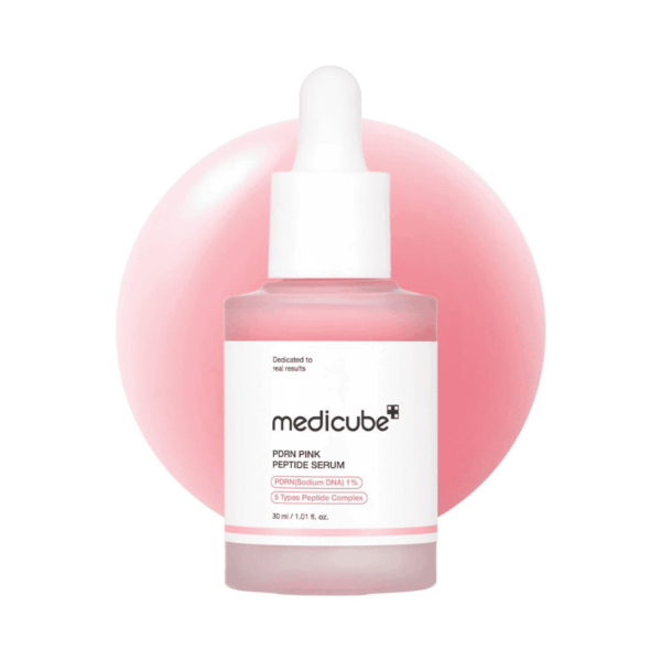 PDRN Pink Peptid Serum til hudforbedring, anti-aging og cellefornyelse, med avanceret peptidkompleks, 30 ml.