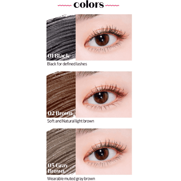 Black for definerede øjenvipper, perfekt til øjenskygge og mascara.