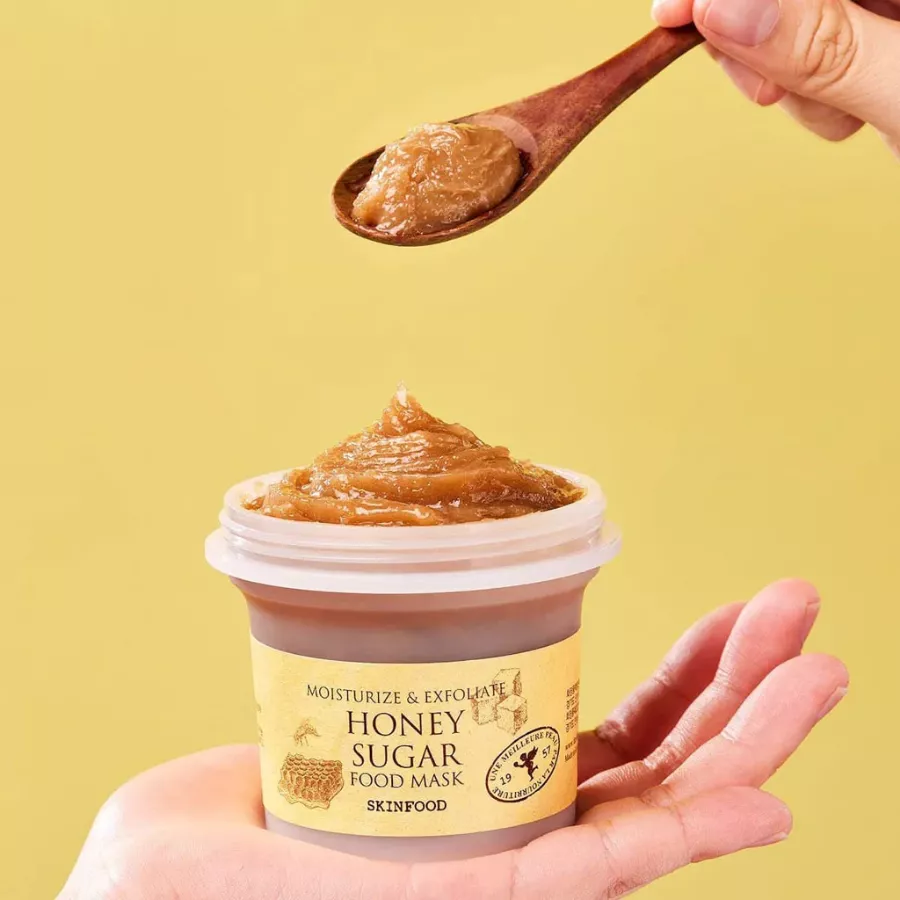 Skinfood - Honey Sugar Food Mask 120 g - Billede 3