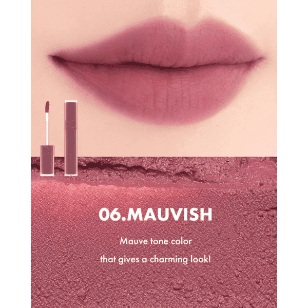 Mauve tone læbepudder til en charmerende og naturlig look, perfekt til daglig brug.