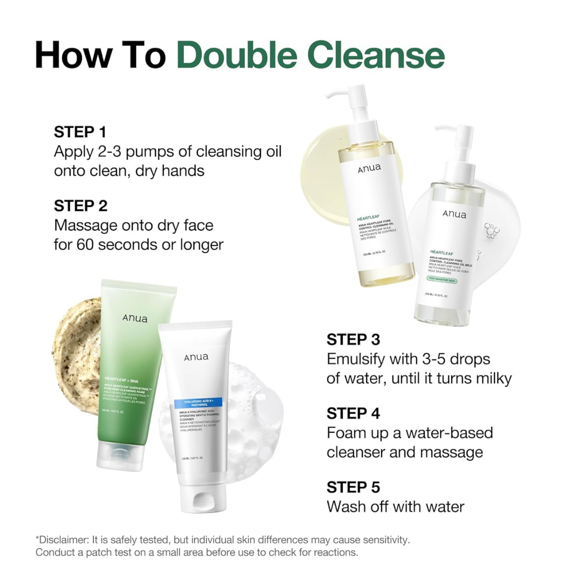 Anua - Heartleaf Pore Control Cleansing Oil 200 ml - Billede 7