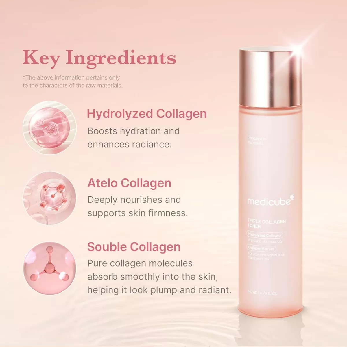 Medicube - Triple Collagen Toner 4.0 140 ml - Billede 3