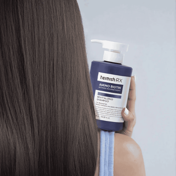 Revitaliserende shampoo med aminosyre og biotin til sundt og glansfuldt hår.