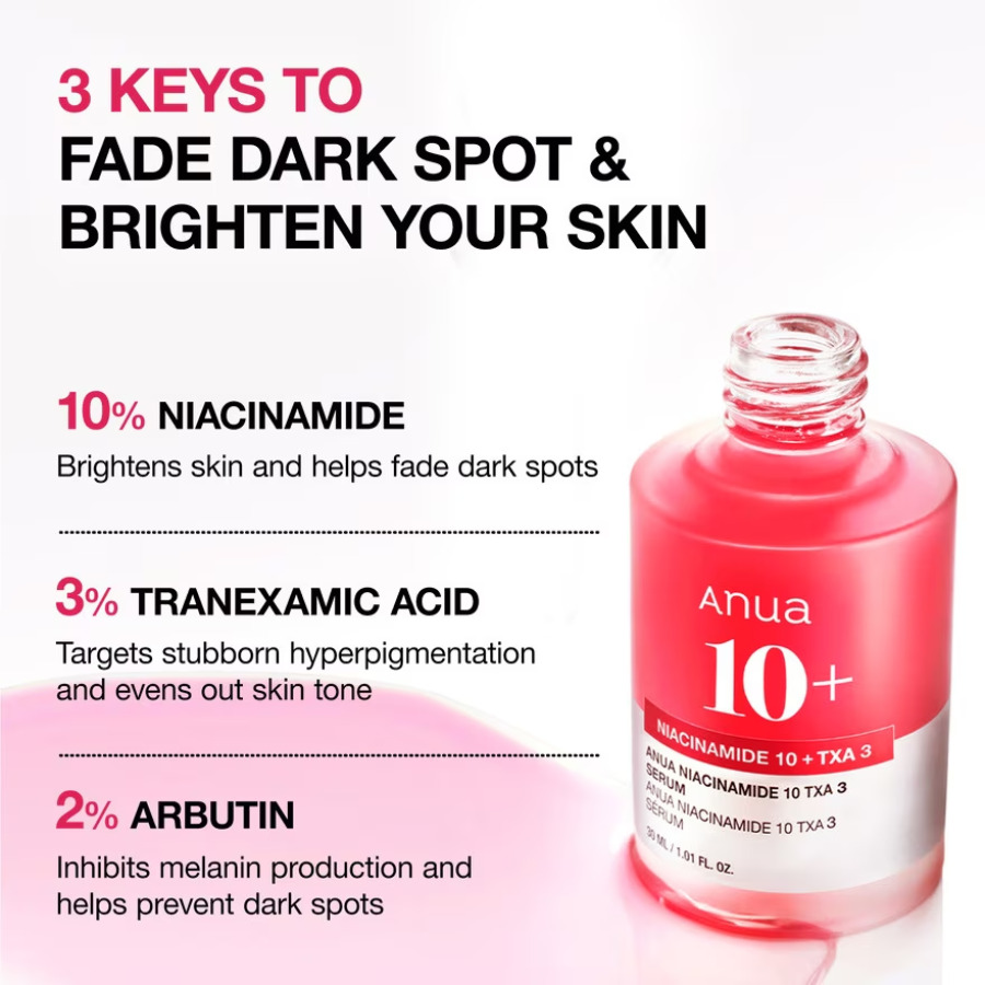 Anua - Niacinamide 10%+TXA 3% Dark Spot Correcting Serum 30 ml - Billede 2