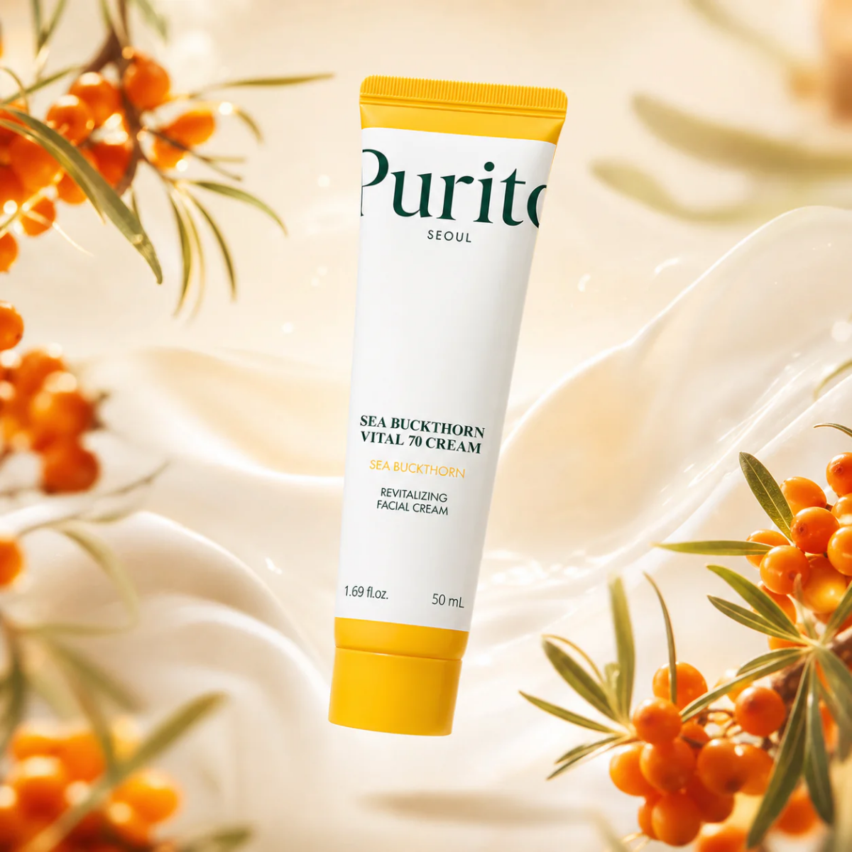 Purito - Sea Buckthorn Vital 70 Cream 50 ml - Billede 2