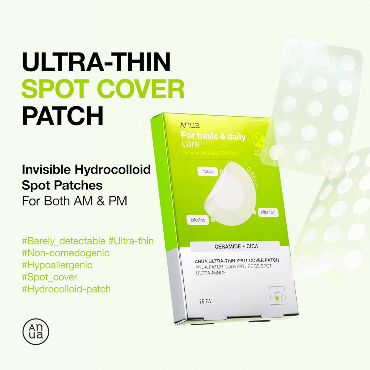 Anua - Ultra Thin Spot Cover Patch 75 ea - Billede 2