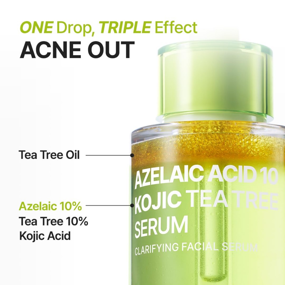 Purito Seoul - Azelaic Acid 10 Kojic Tea Tree Serum 30 ml - Billede 3