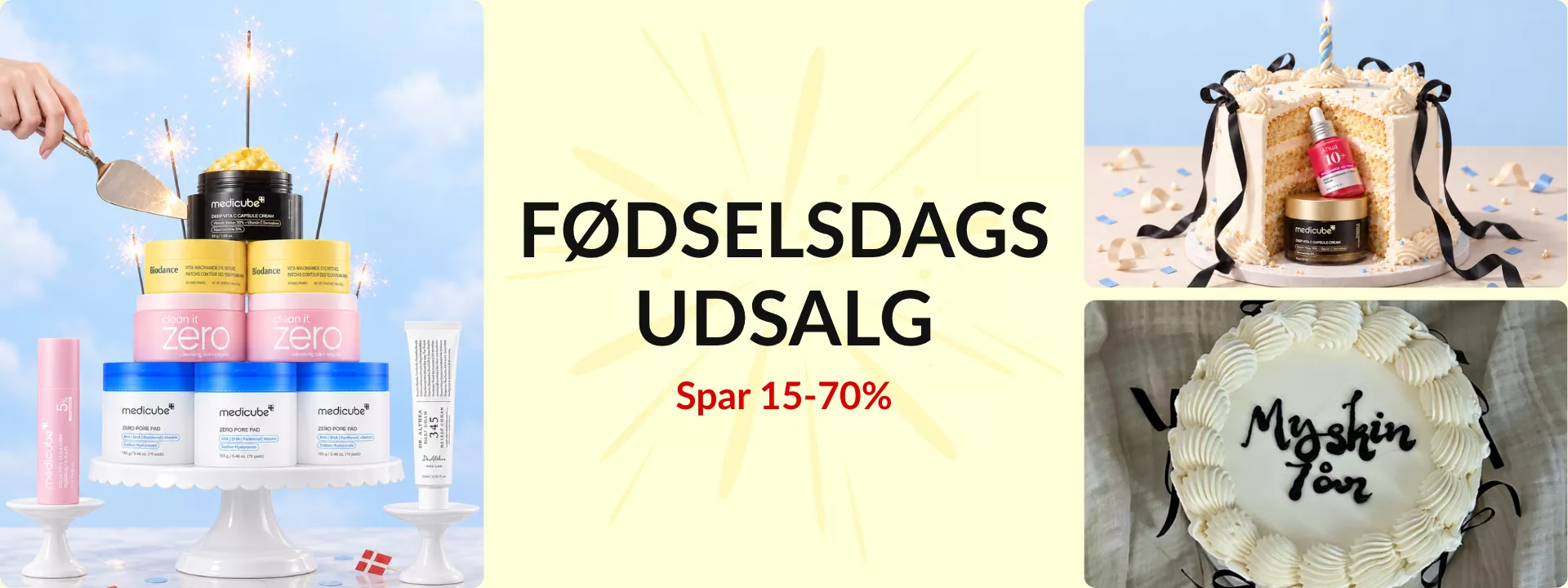 Fødselsdagsudsalg – Spar 15–70% på shoppen