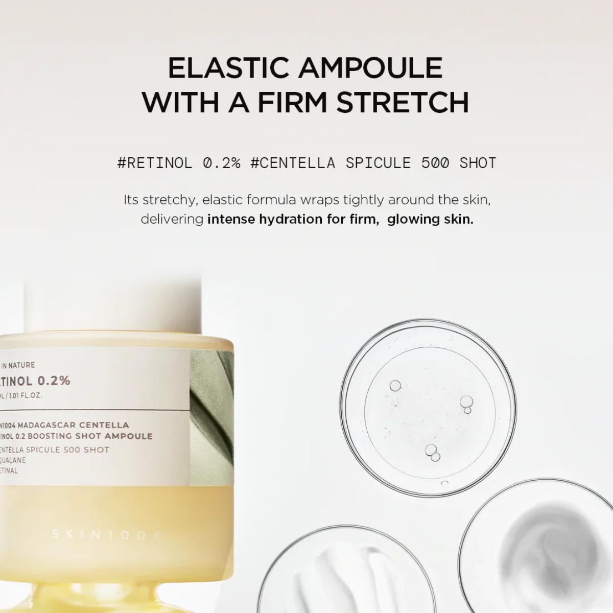 SKIN1004 - Madagascar Centella Retinol 0.2 Boosting Shot Ampoule 30 ml - Billede 3