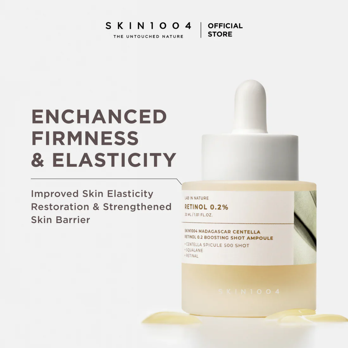 SKIN1004 - Madagascar Centella Retinol 0.2 Boosting Shot Ampoule 30 ml - Billede 5
