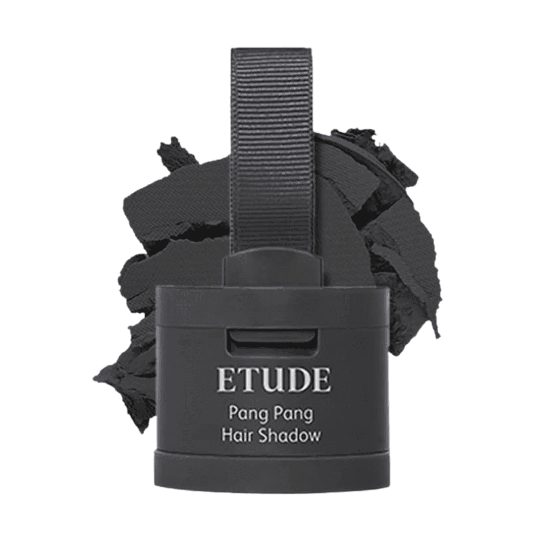Etude Pang Pang Hårskygge i sort, let at påføre for en naturlig, mat makeup look, velegnet til alle hudtyper, skygge med høj pigmentering og langvarig holdbarhed.