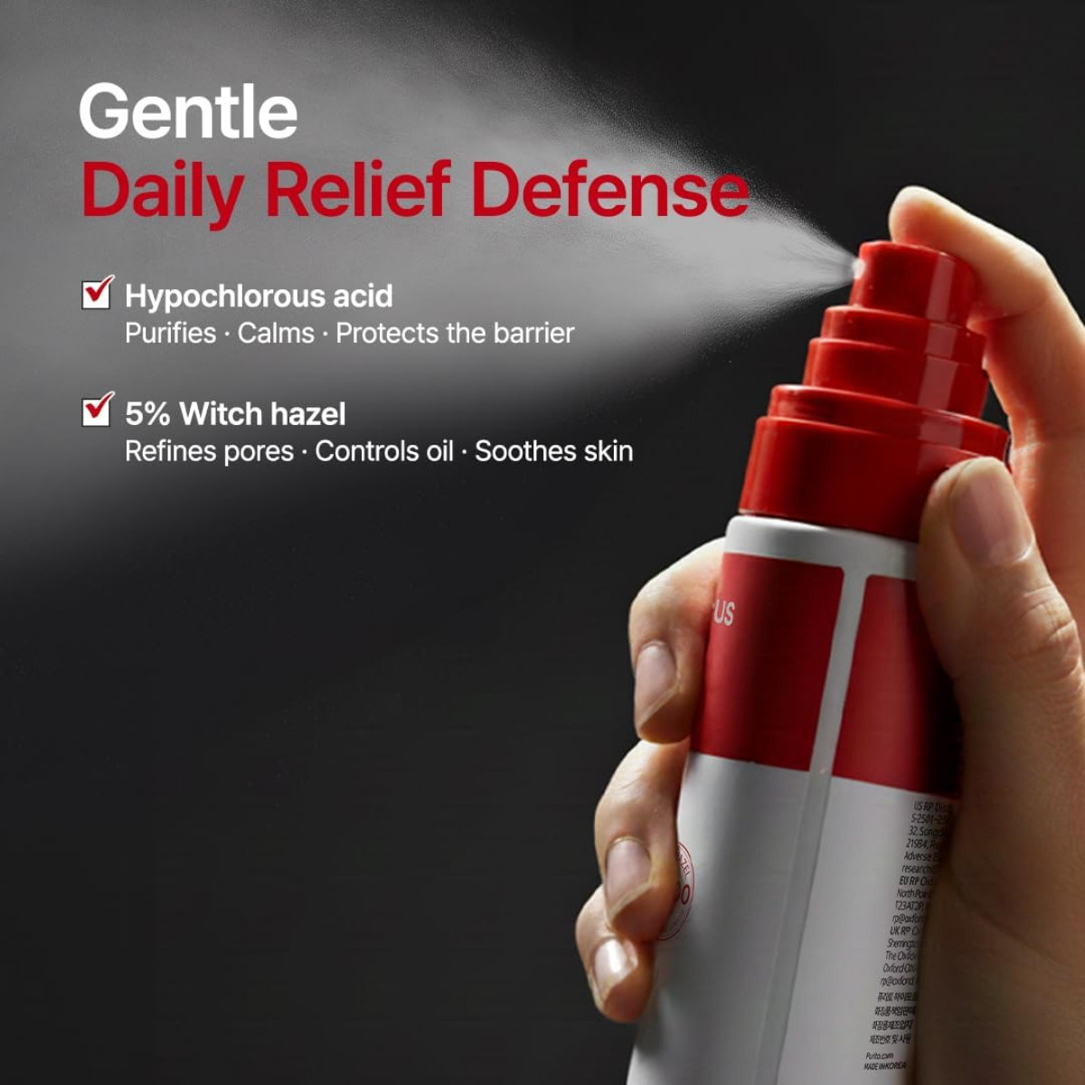 Purito Seoul - Hypochlorous Acid Rescue Spray 100 ml - Billede 6