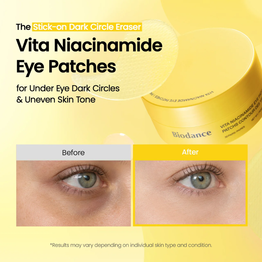 Biodance - Vita Niacinamide Eye Patches 30 ea - Billede 3