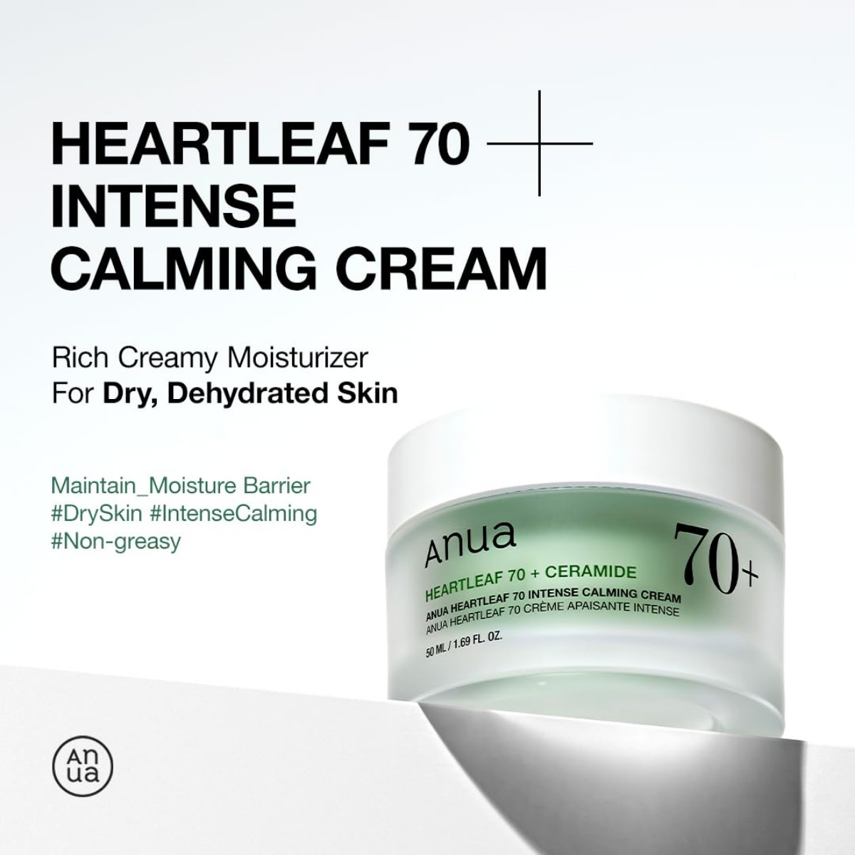 Anua - Heartleaf 70% Intense Calming Cream 50 ml - Billede 3