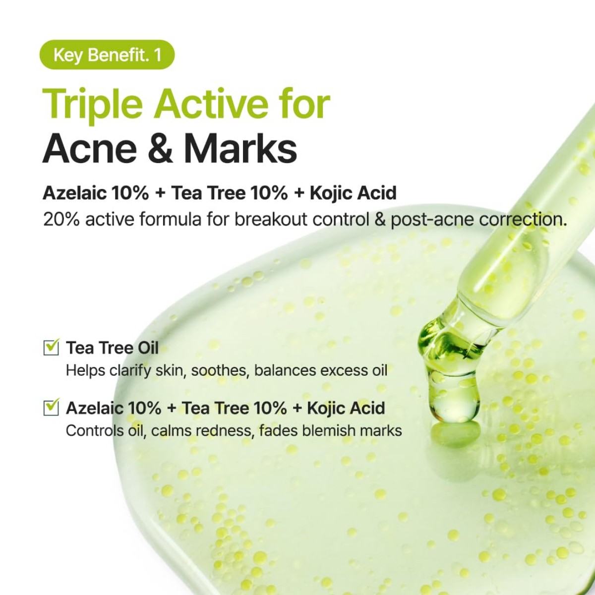 Purito Seoul - Azelaic Acid 10 Kojic Tea Tree Serum 30 ml - Billede 4