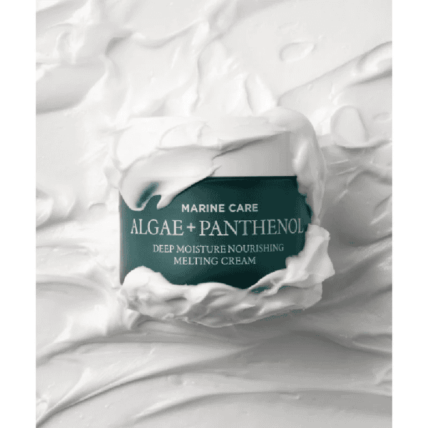 Algemulden korsnæb og panthenol, dybdegående fugtgivende meltingcreme til hudpleje, der sikrer intens hydrering og næring til huden. Perfekt til ansigt og krop, velegnet til alle hudtyper.