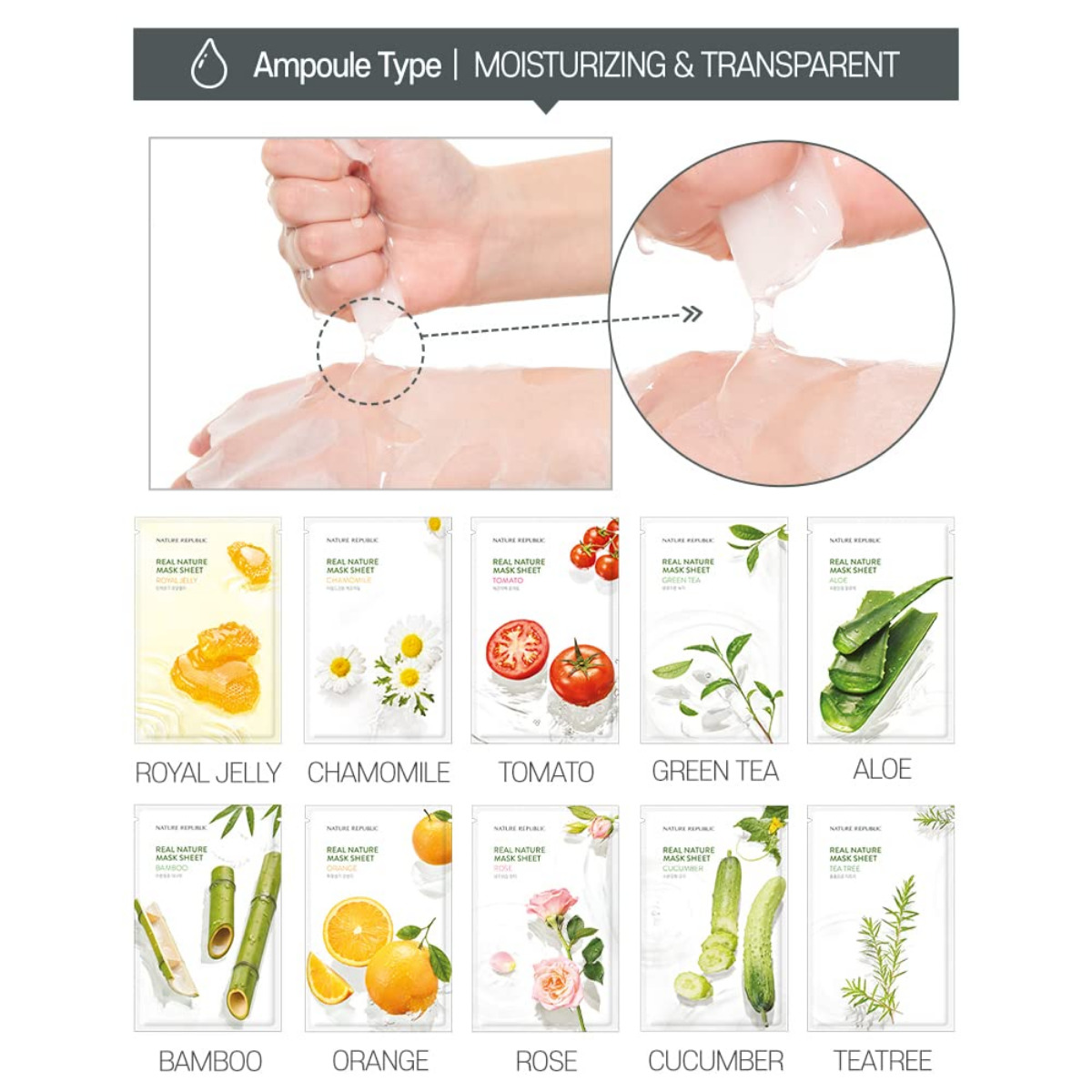 Nature Republic - Real Nature Mask Sheet Orange - Billede 4
