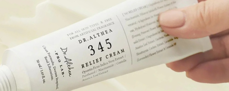Dr. Althea 345 Relief Cream Koreansk hudpleje rutine Creme: brug den som din “barriere-lås” — især når du bruger aktive produkter