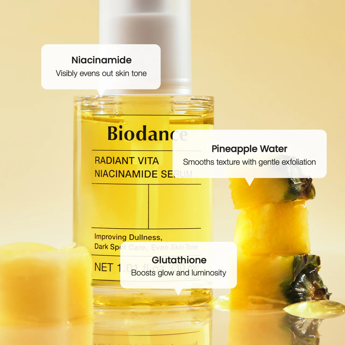 Biodance - Radiant Vita Niacinamide Serum 30 ml - Billede 4