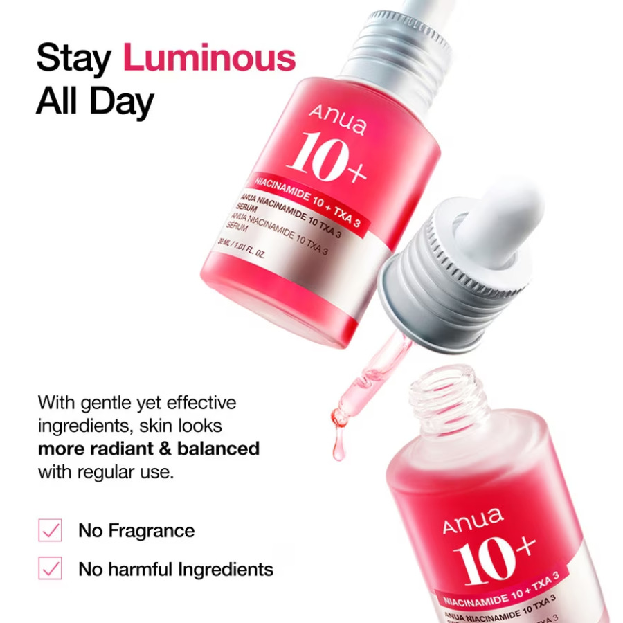 Anua - Niacinamide 10%+TXA 3% Dark Spot Correcting Serum 30 ml - Billede 4