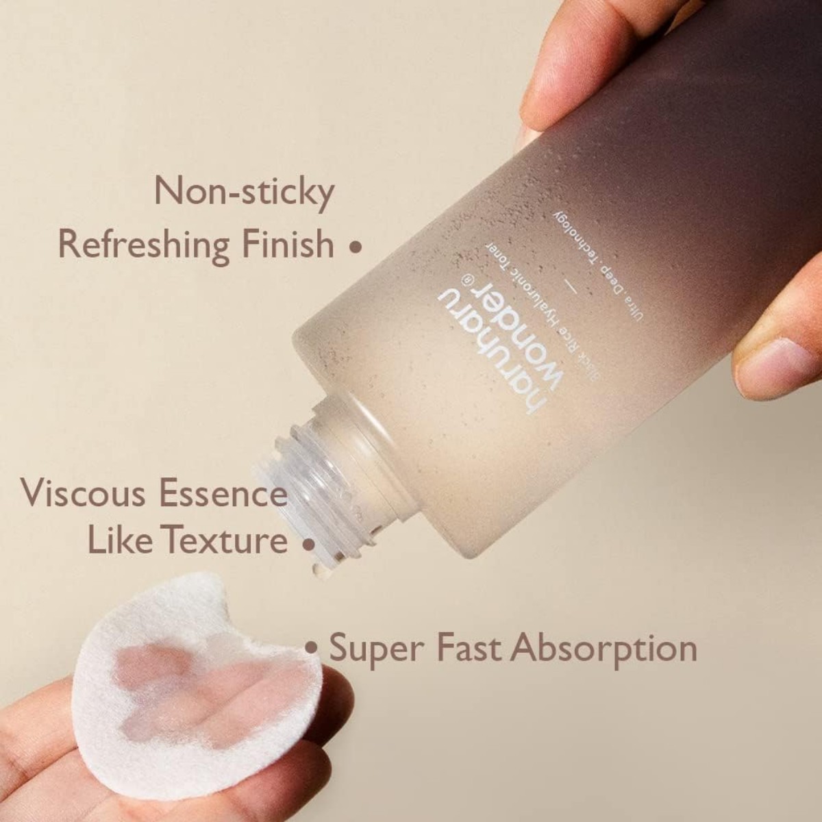 HaruHaru WONDER - Black Rice Hyaluronic Toner 150 ml - Billede 4