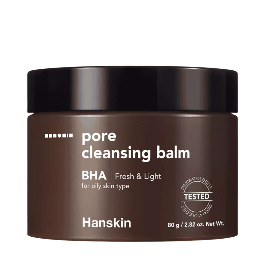 Pore cleansing balm, til diamant- eller kulørt hud, bryder makeup og urenheder, beroliger huden, dybderensende og velegnet til daglig brug, dermatologisk testet, naturlige ingredienser, Hanskin.