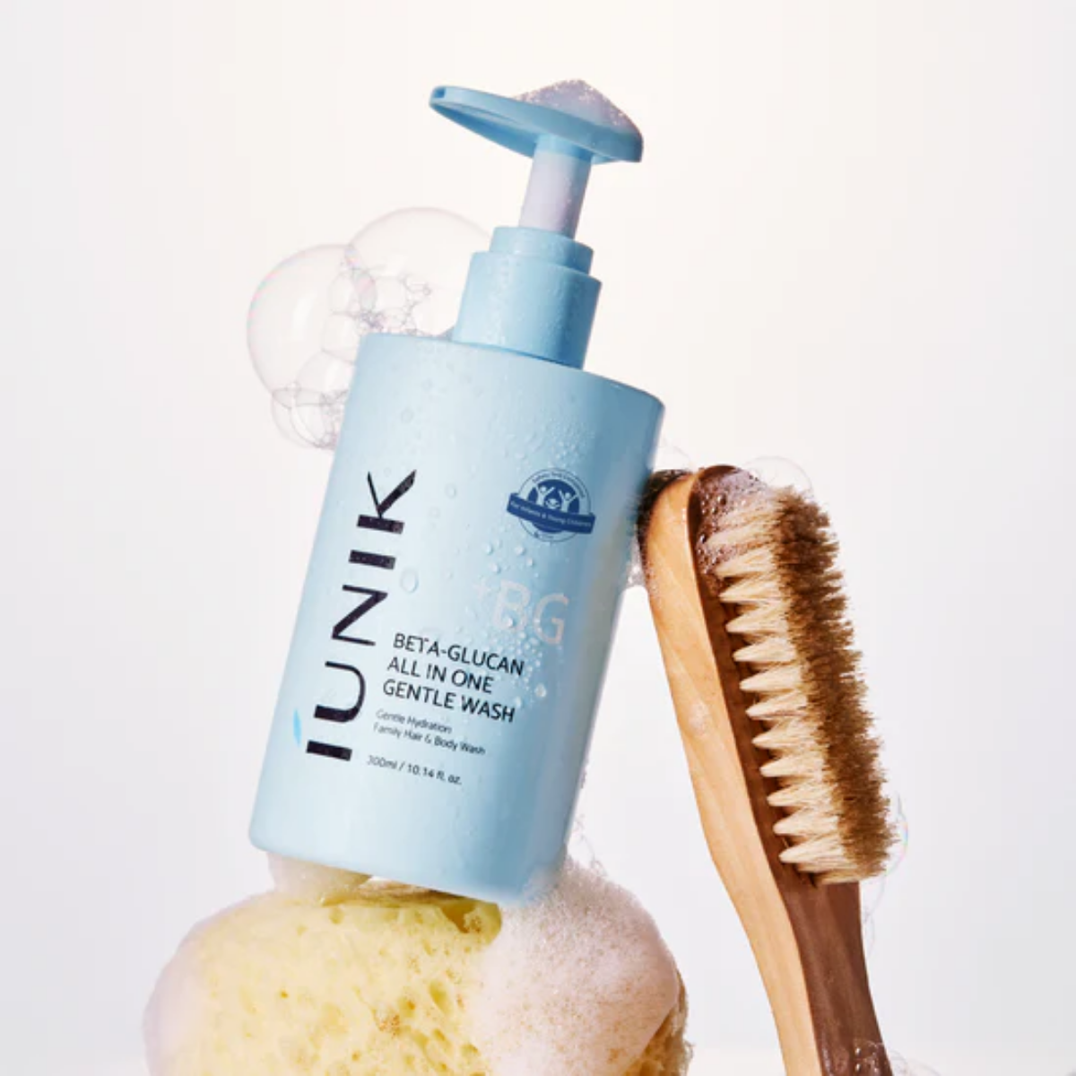 IUNIK - Beta Glucan All In One Gentle Wash 300 ml - Billede 2