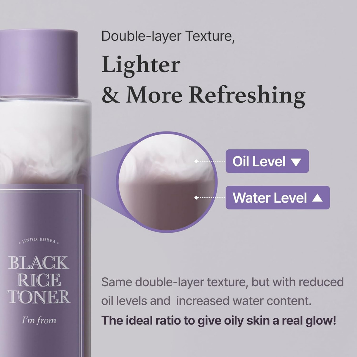 I'm From - Black Rice Toner 150 ml - Billede 6