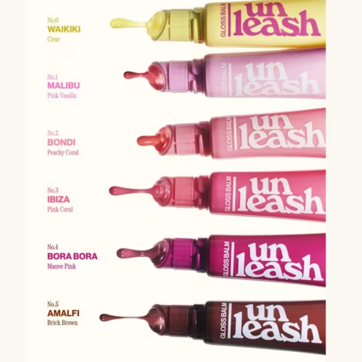 Unleashia - Sunset Dazzle Gloss Balm #No0 Wakiki 10 g - Billede 3
