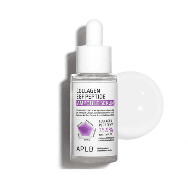Collagen serum med EGF Peptid til hudfornyelse, revitalisering og anti-agers, rig på kollagen og peptider for ungdommelig hud.
