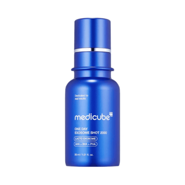 Exosome serum til ansigt, medicinsk hudpleje med AHA, BHA og PHA, 30 ml, for forbedret hudtekstur og klarhed.