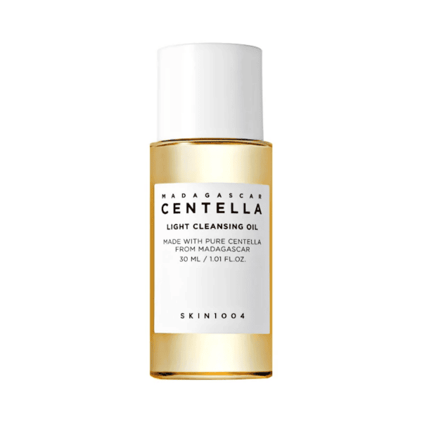 Renser olie med centella til let og blid ansigtsrensning, naturlig og beroligende hudpleje fra Madagaskar, egnet til alle hudtyper, 30 ml, fri for skadelige stoffer.